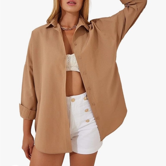 Oversized Button Down Shirt - Picture 2 of 8